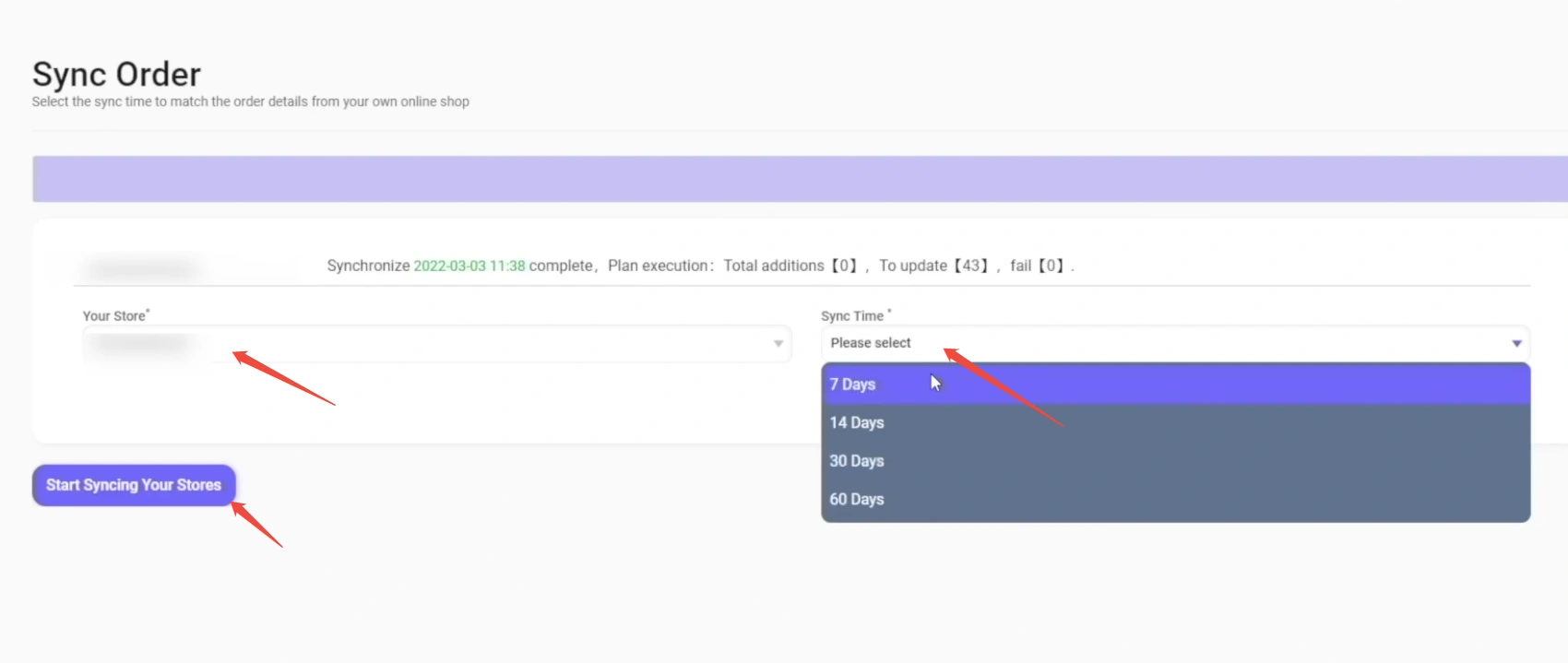 How to Sync Orders