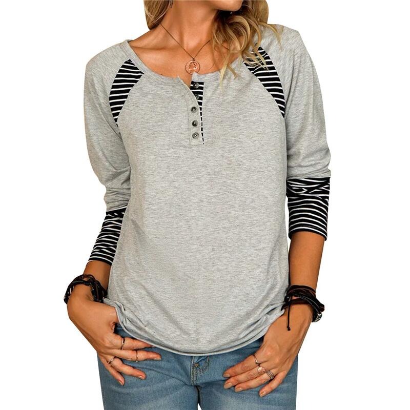 Autumn Sweater – Casual Long Sleeve O-Neck Top 2