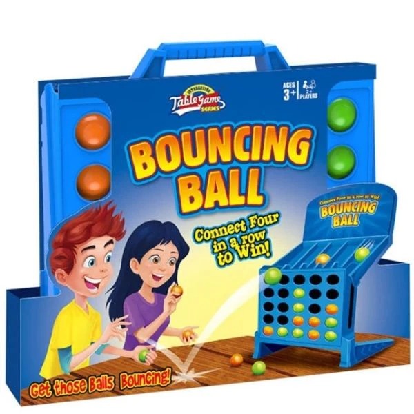 Bouncing Ball Multiplayer Board Game Connect-4 Dropshipping
