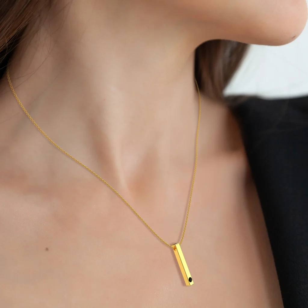 Custom Projection Bar Necklace