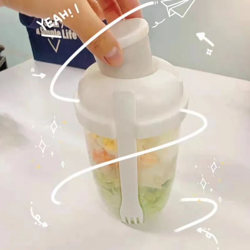 Portable Salad Container Cup
