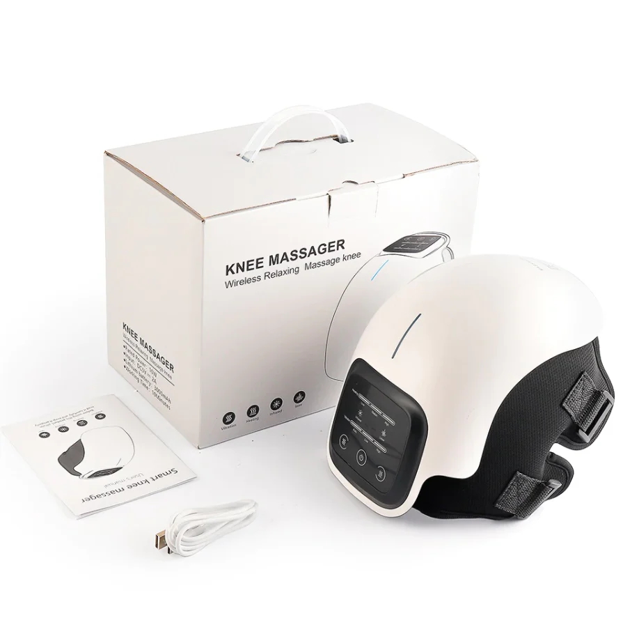 Smart Cordless Knee Massager w Heat, Vibration & Infrared Laser Therapy - Pain Relief Dropshipping