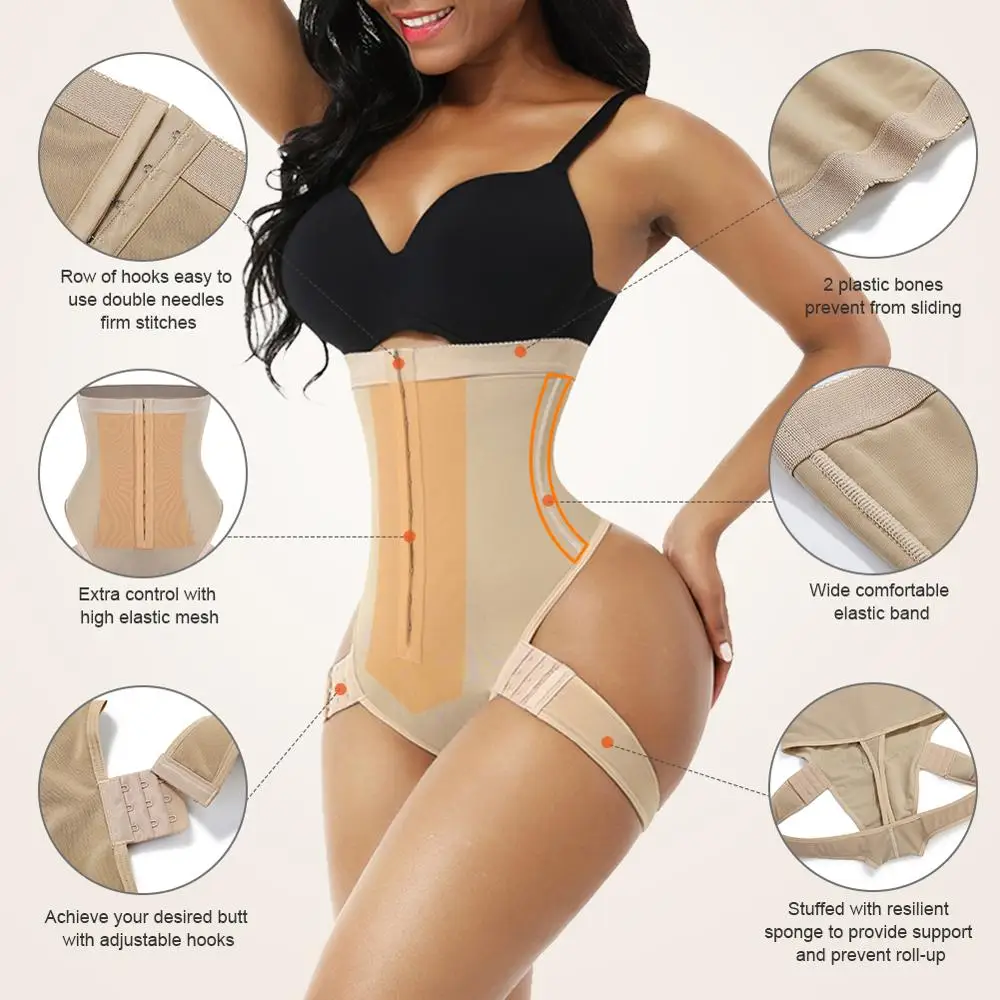 2-in-1 High Waist Hip Lifting Shapewear