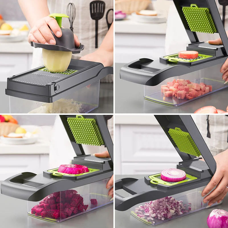 8-in-1 Multifunctional Vegetable Cutter & Slicer