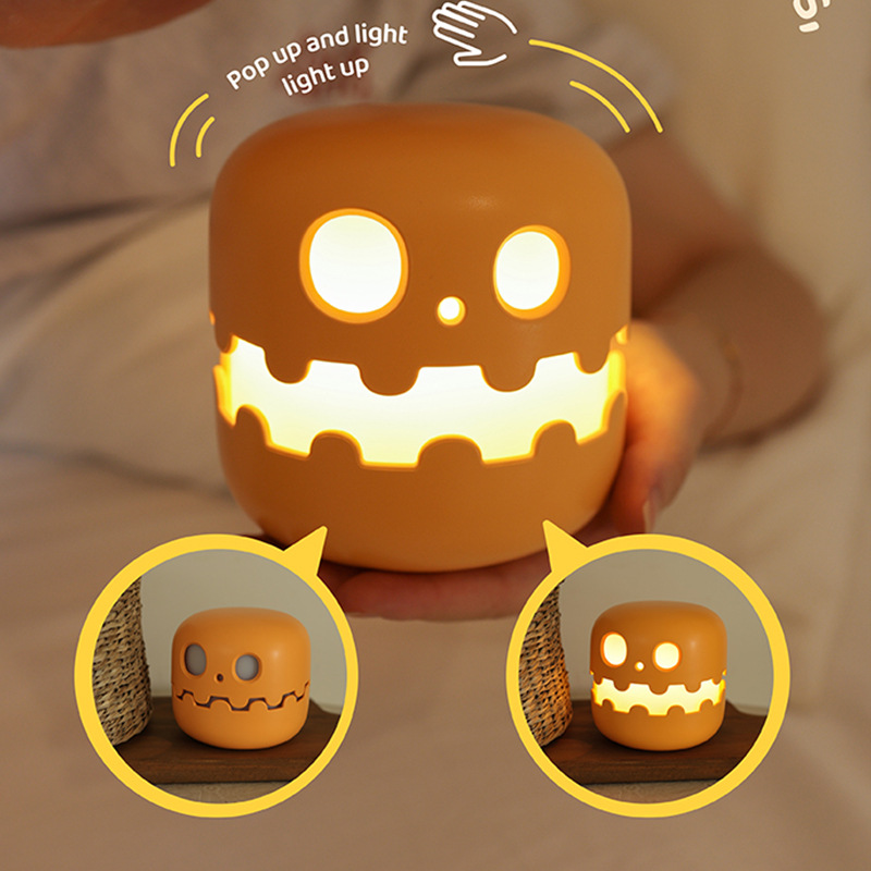 Creative Pumpkin Night Light - Pop-Up Halloween Jack o' Lantern