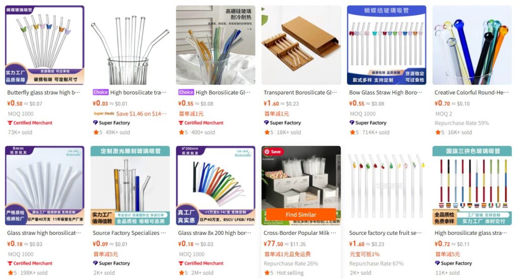 Glass Straw-Find Top Dropshipping Niches