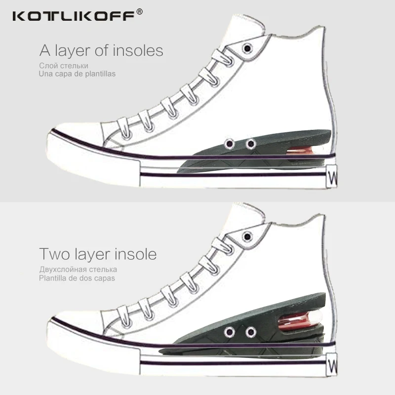 Invisible Height Increase Insoles - Adjustable 3cm/4.5cm Air Cushion Lifts