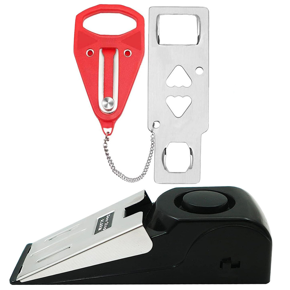 Portable Door Lock & Alarm Kit
