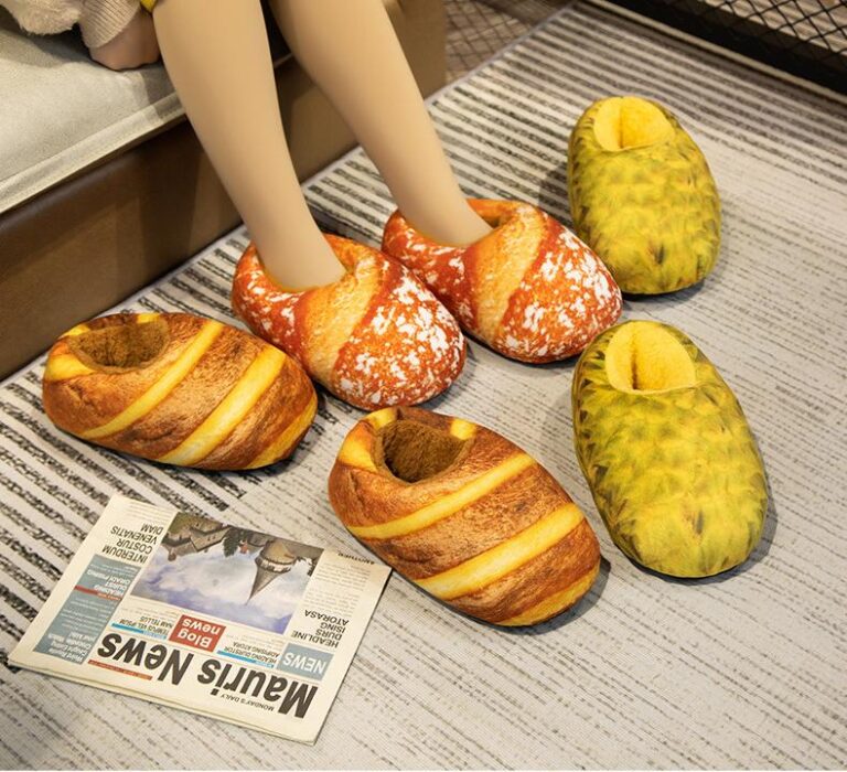 Realistic Bread Slippers