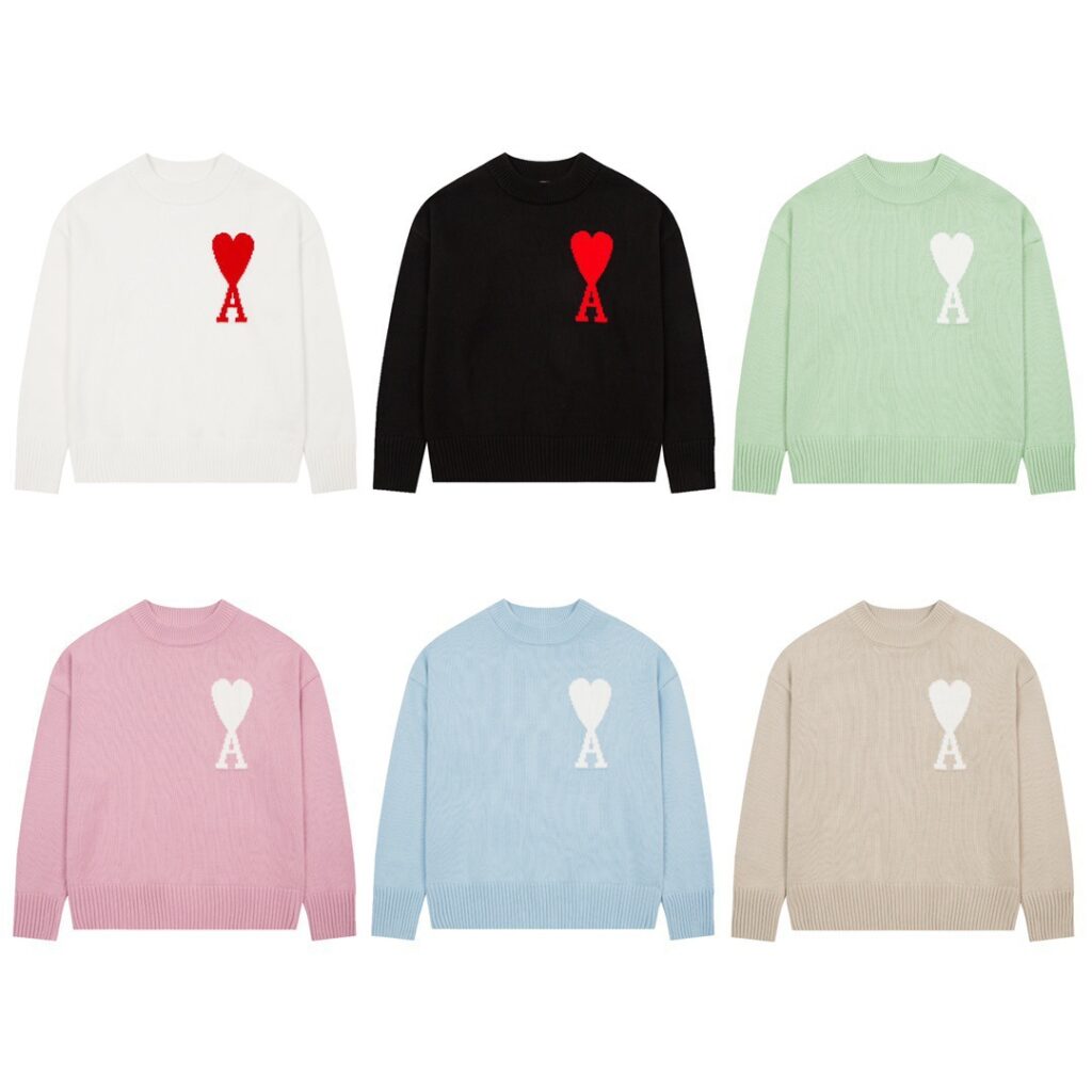 Heart Jacquard Knit Sweater