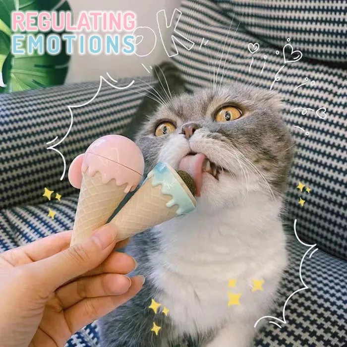 Ice Cream Mint Ball Cat Toy Dropshipping