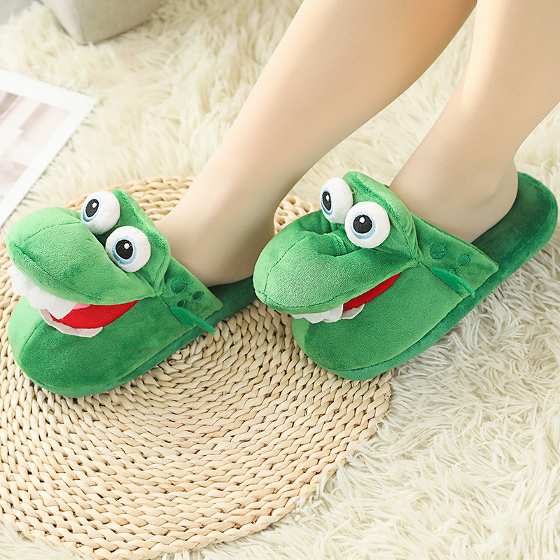 Open Mouth Crocodile Slippers