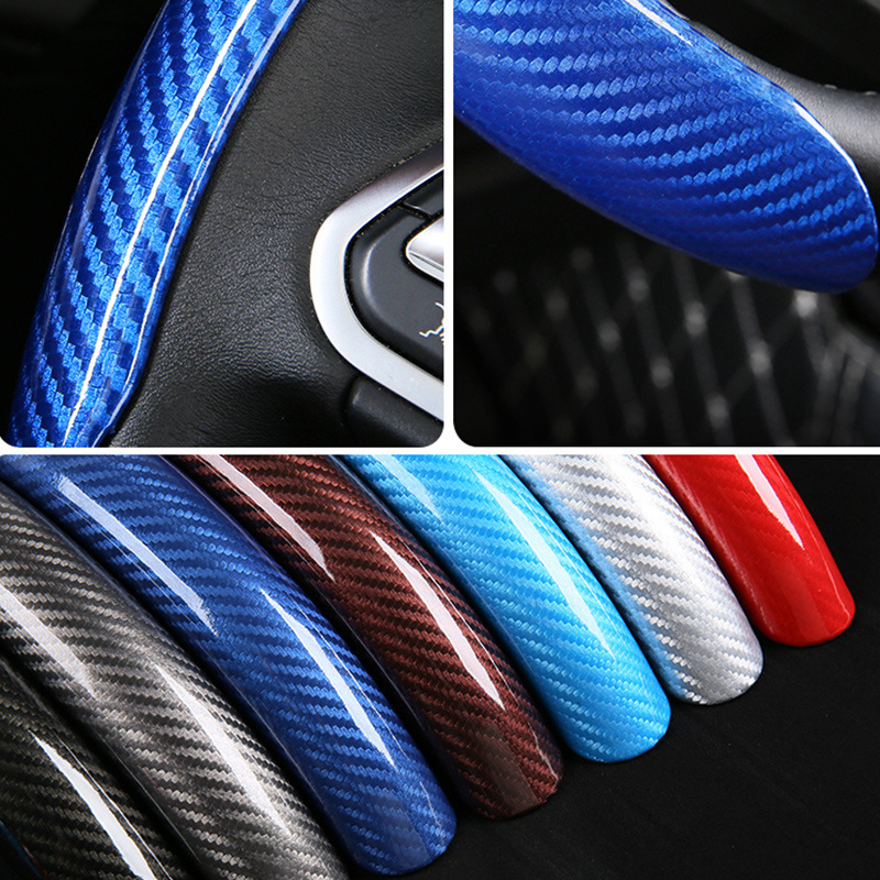 Ultra-Thin Carbon Fiber Steering Wheel Cover