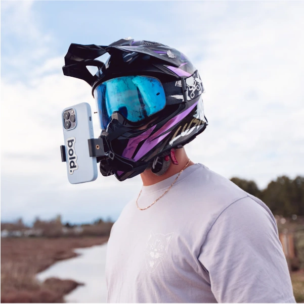 Universal Motorcycle Helmet Chin Bracket Set