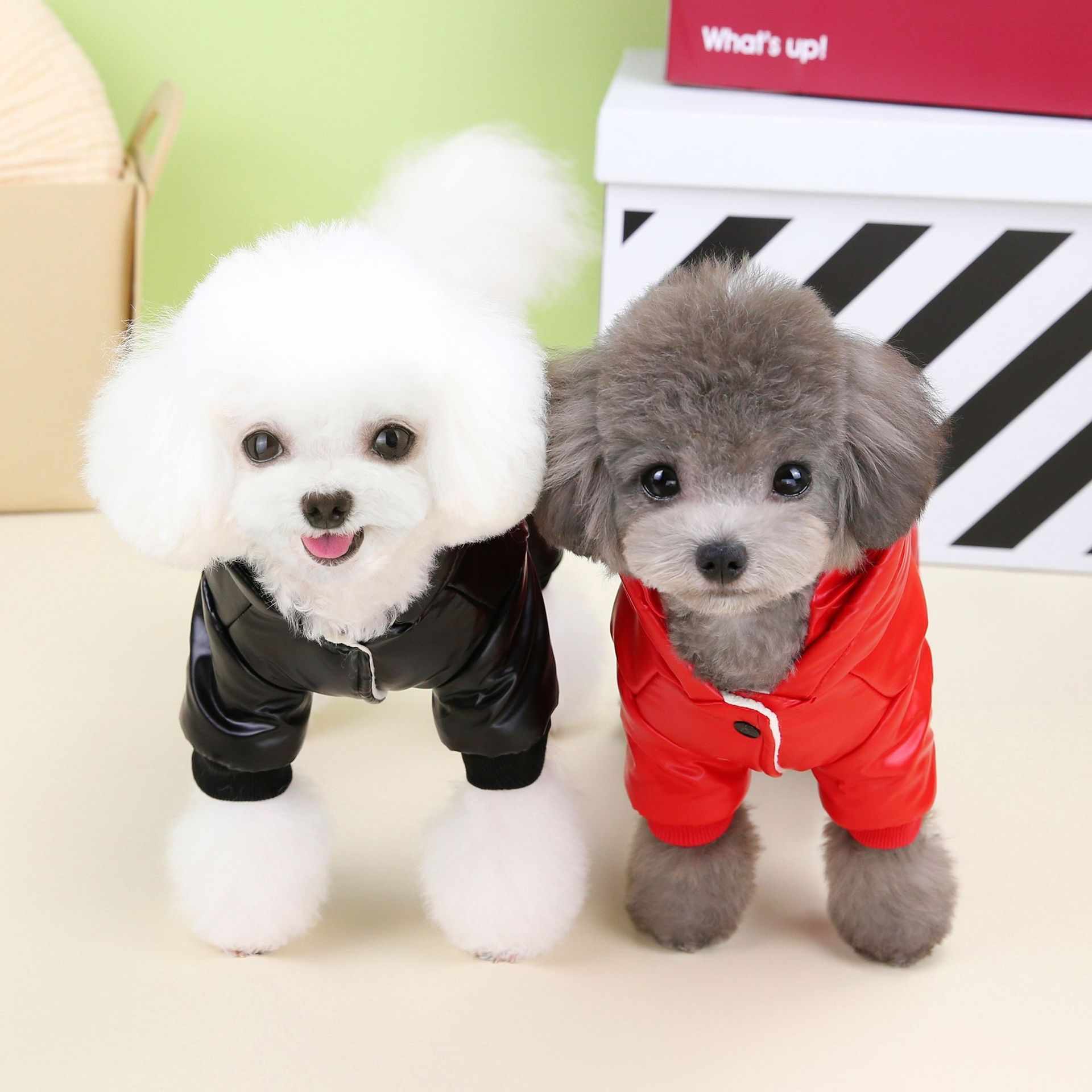 Autumn Winter Glossy Pet Clothing