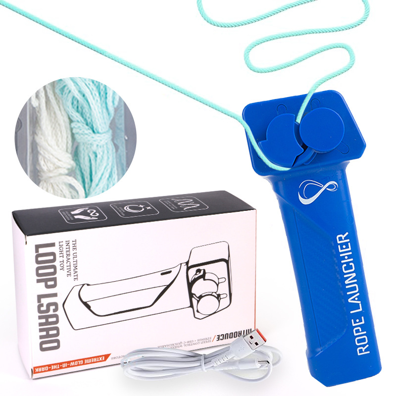 Glow-in-the-Dark Electric Rope Launcher