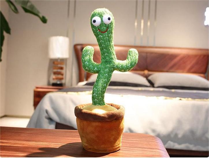 Interactive Dancing & Talking Cactus Plush Toy