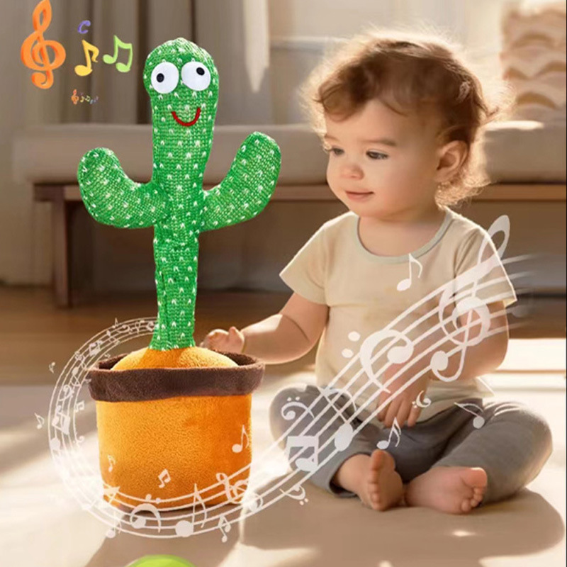 Interactive Dancing & Talking Cactus Plush Toy