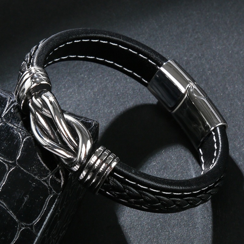 Men's Braided Leather Bracelet