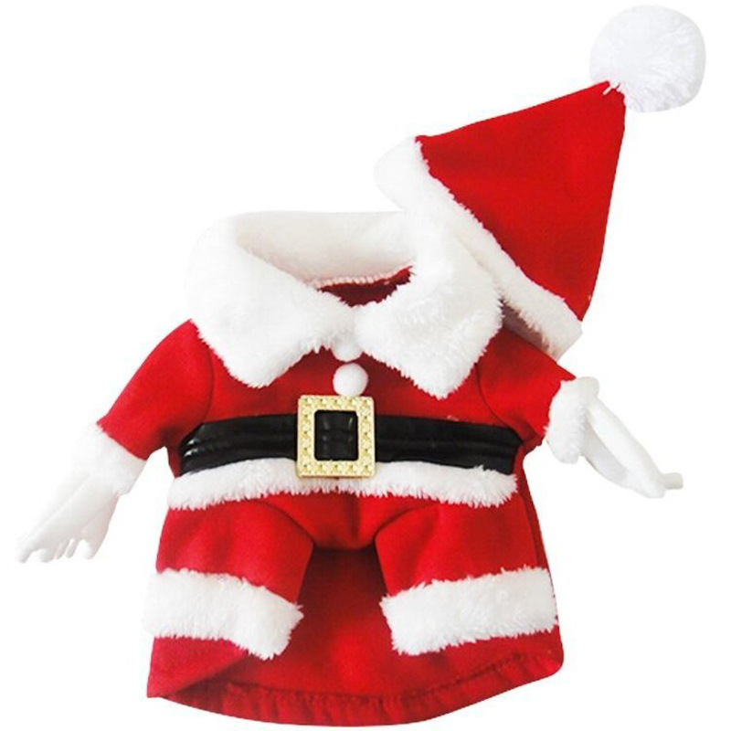 Standing Santa Pet Christmas Costumes Dog Set