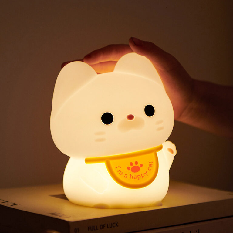 Wealthy Cat Silicone Night Light