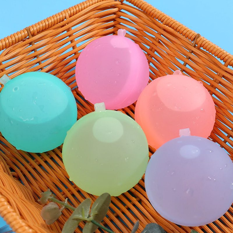 Reusable Water Balloons Self-Sealing Silicone Splash Balls for Summer