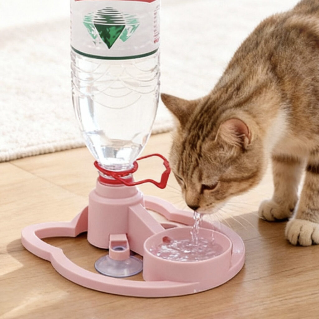 Gravity-Fed Automatic Cat Water Dispenser
