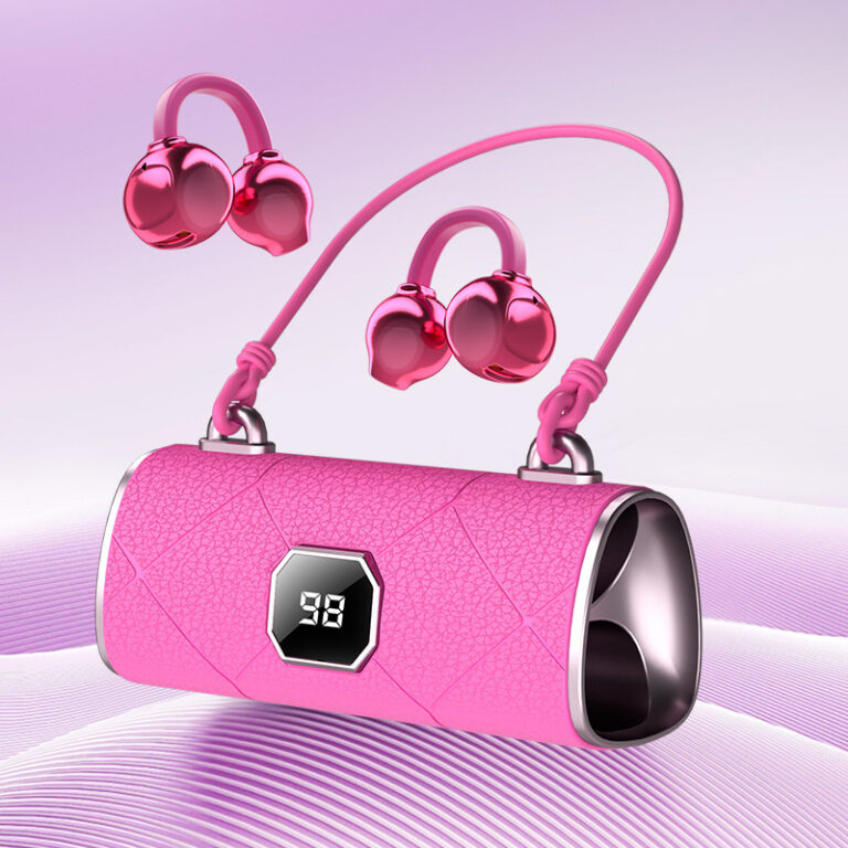 Smart Bluetooth Ear Clip Earbuds with Digital Display