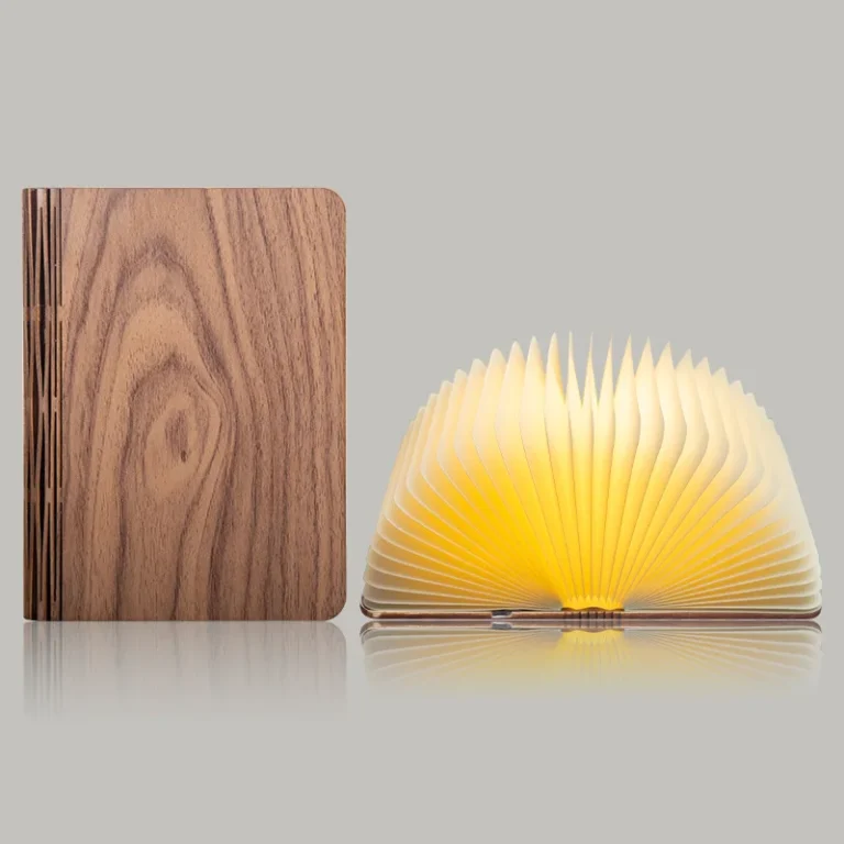 Wooden Folding LED Book Lamp