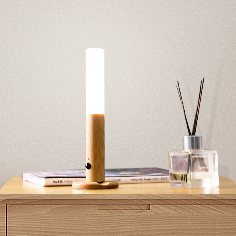 Wooden Motion Sensor LED Night Light