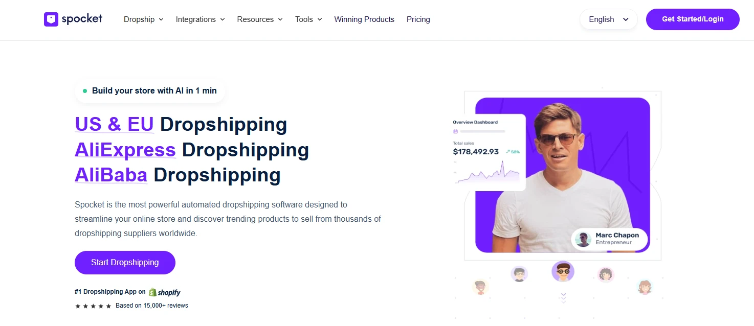 Best Dropshipping Suppliers for US EU Products Spocket compressed