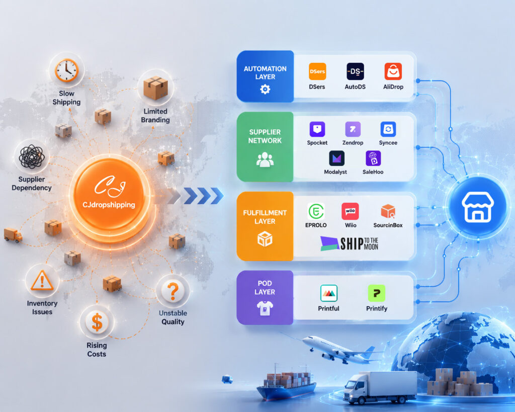 CJdropshipping vs Alternatives