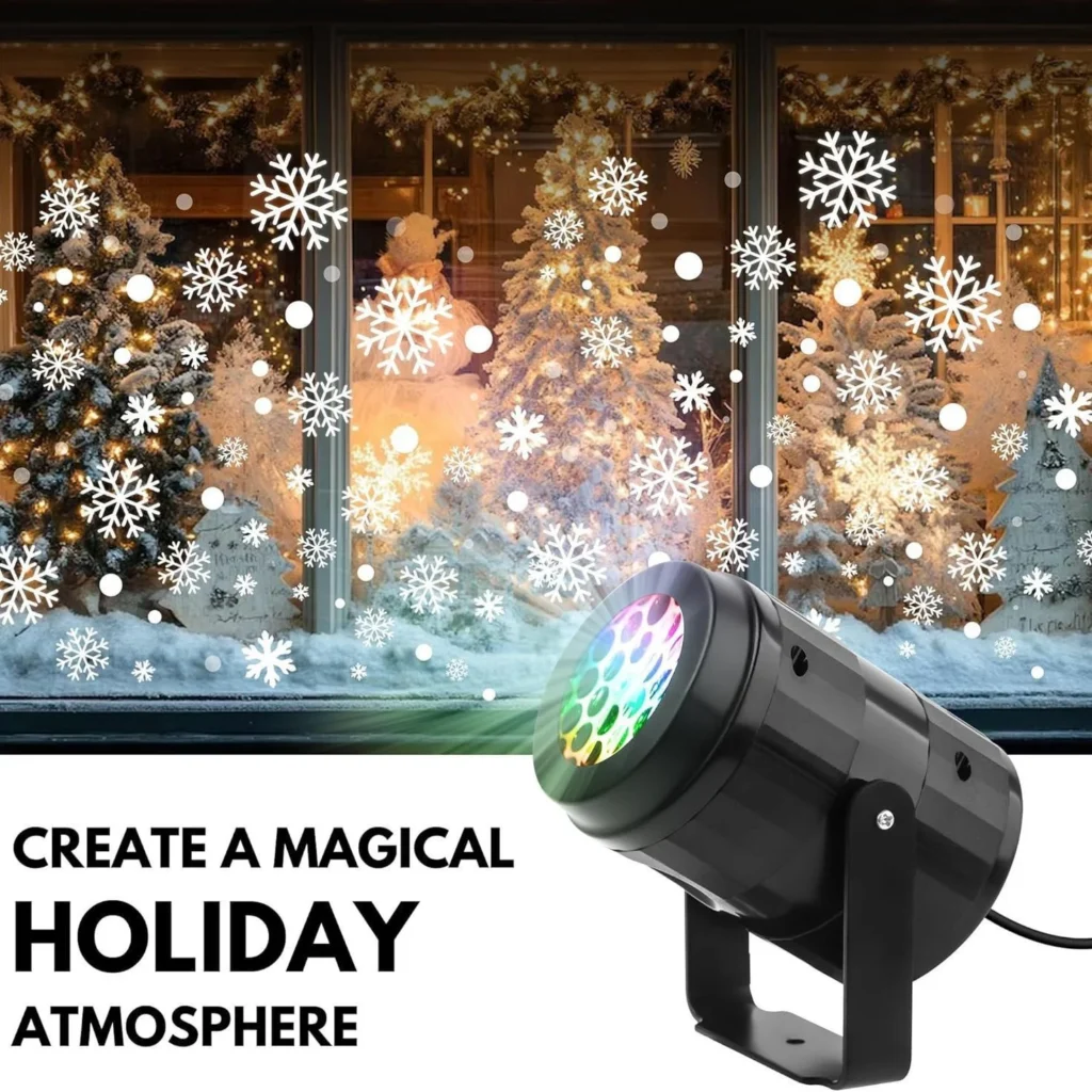 Snowflake Festival Pattern LED Projector Light