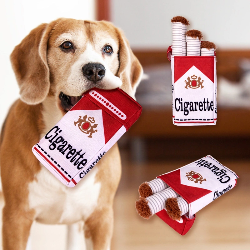 Squeaky Cigarette Shaped Dog Toy