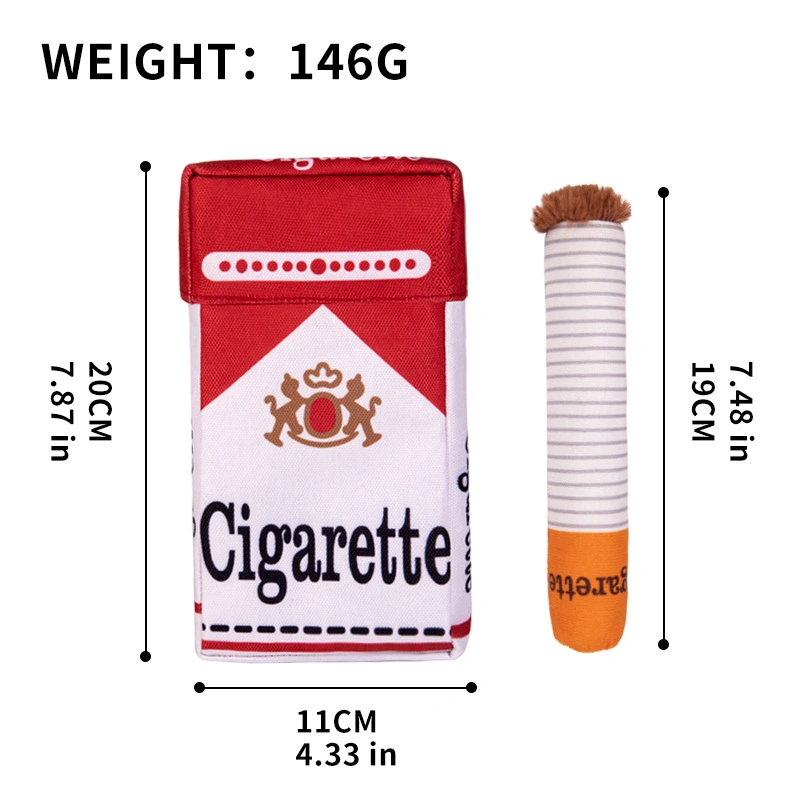 Squeaky Cigarette Shaped Dog Toy