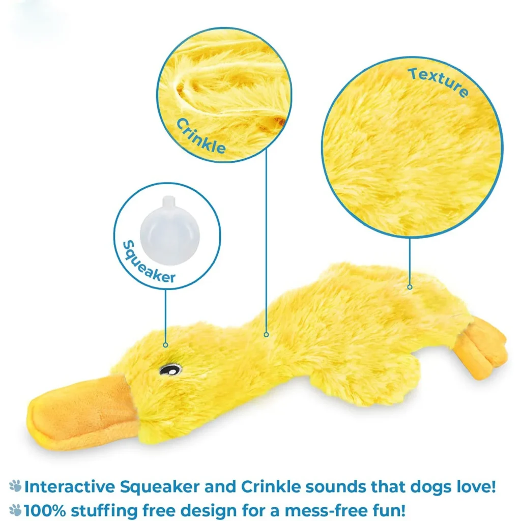 Unstuffed Duck Dog Chew Toy
