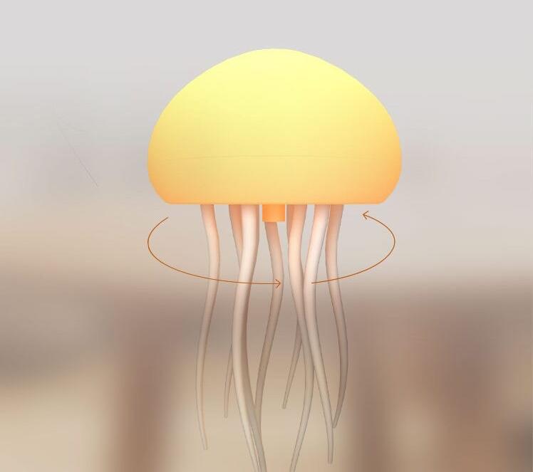 Voice-Activated LED Jellyfish Lamp